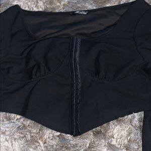 Long sleeve crop top from SHEIN